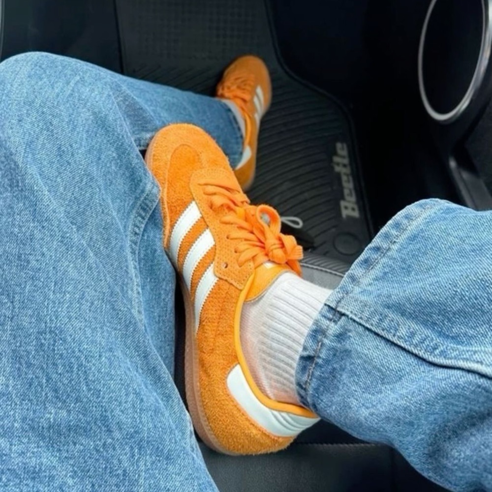Orange Adidas Sambas OG